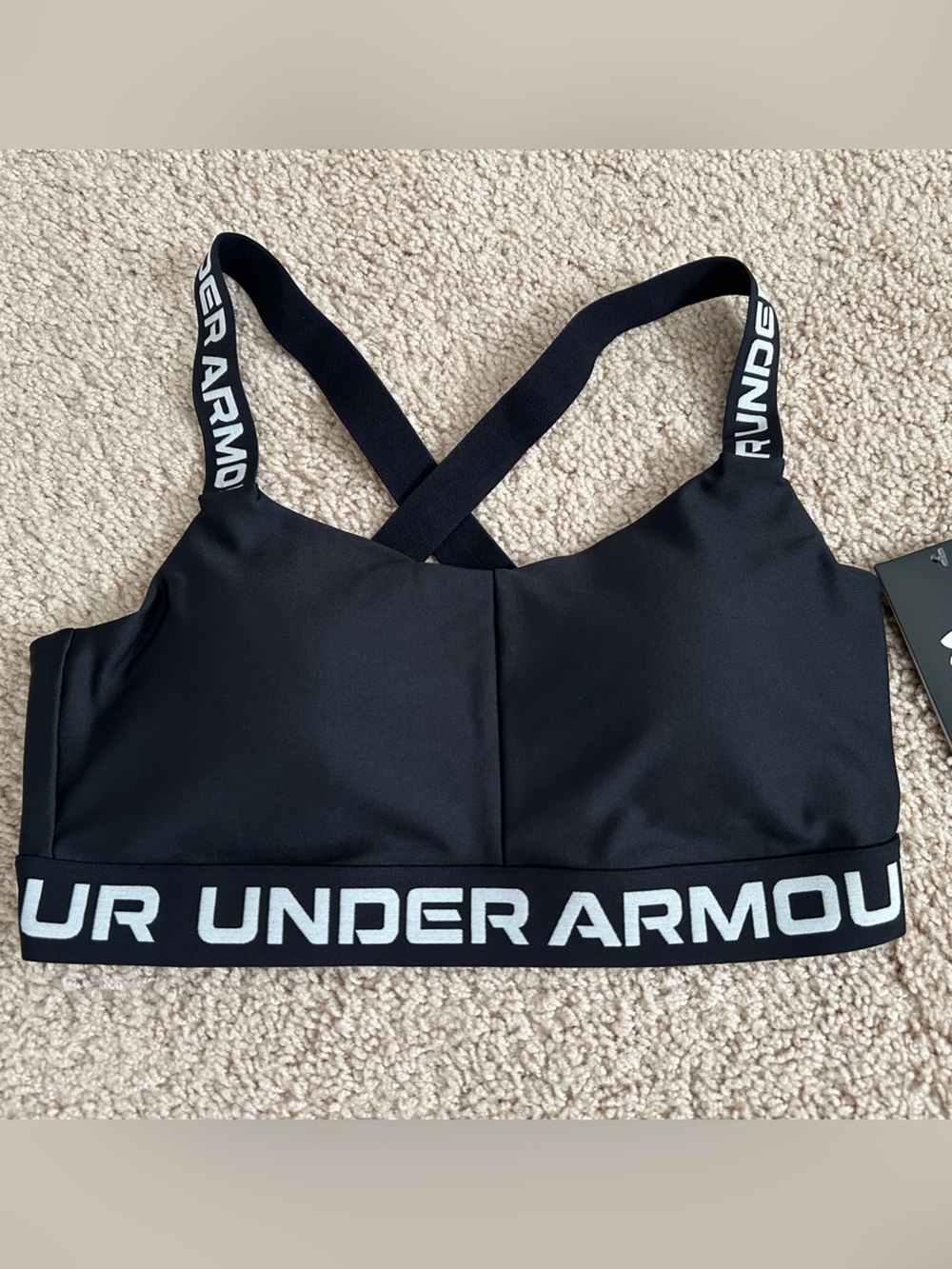 Under Armour Low Support Crossback Strappy Sports Bra women L